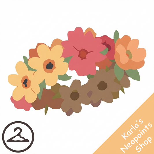 Dyeworks Sunset: Maraquan Spring Flower Crown