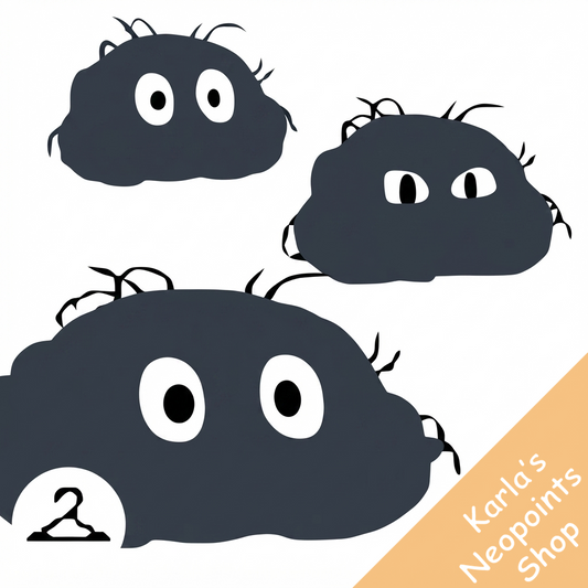 Floating Black Floof Petpetpets Trinket