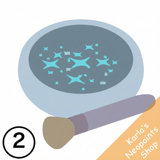 Dyeworks Blue: Glitter Baby Body Paint