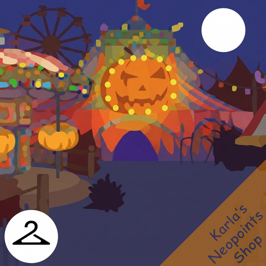 Haunted Theme Park Background