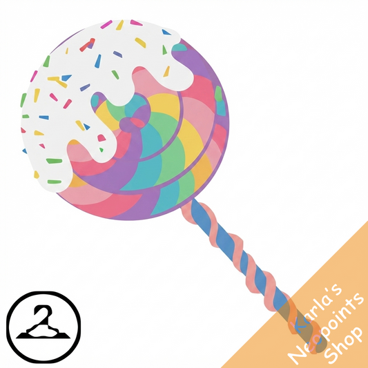 Pastel Swirl Lollypop