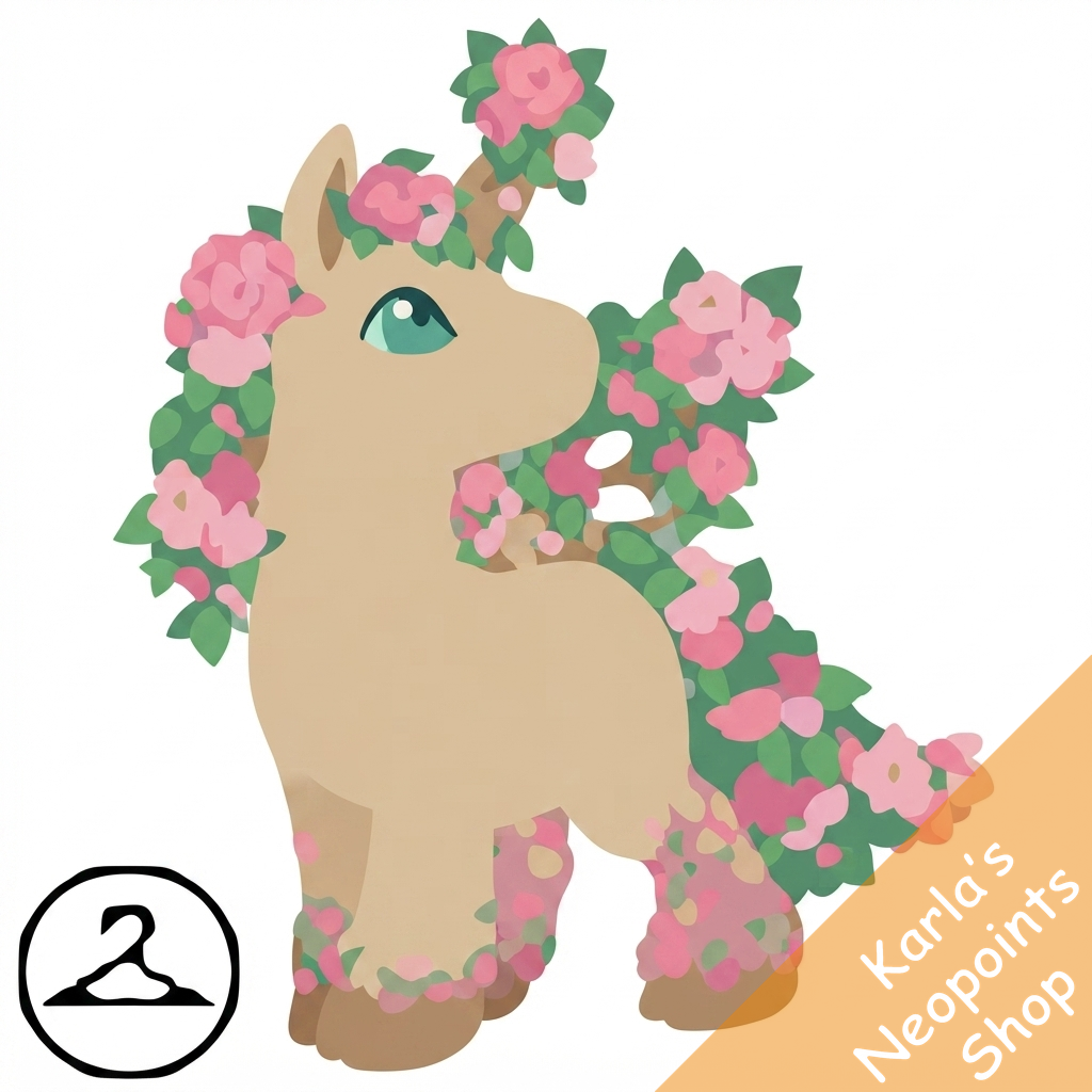 Prismatic Peony: Blooming Woodland Uni