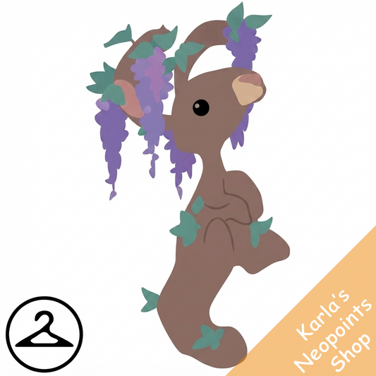 Prismatic Wisteria: Blooming Woodland Blumaroo