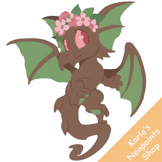 Prismatic Blossom: Blooming Woodland Draik
