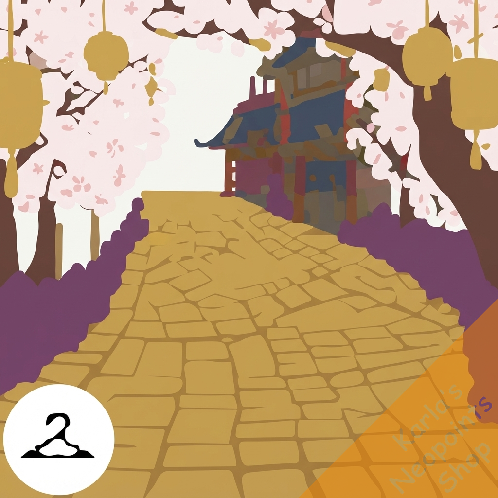 Dyeworks White: Cherry Blossom Season Background