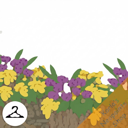 Twigs and Flowers Foreground