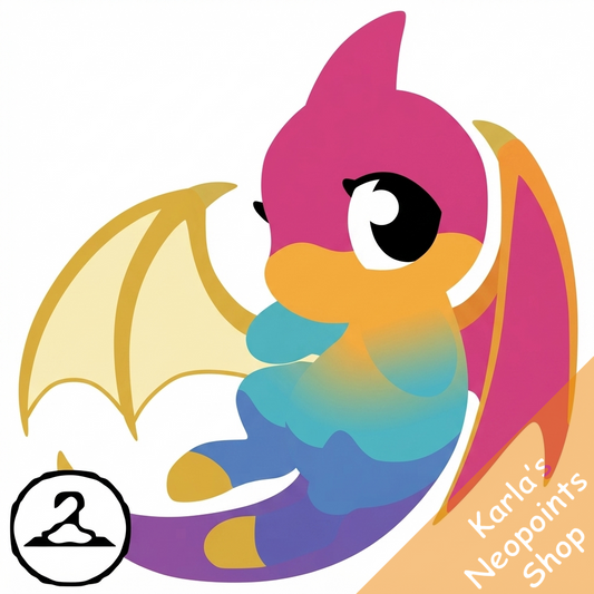 Prismatic Pansexual: Adoring Rainbow Shoyru