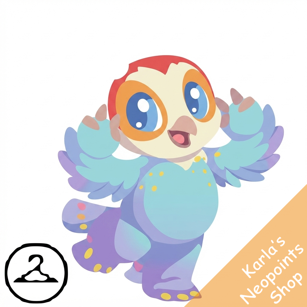 Prismatic Pastel: Adoring Rainbow Vandagyre