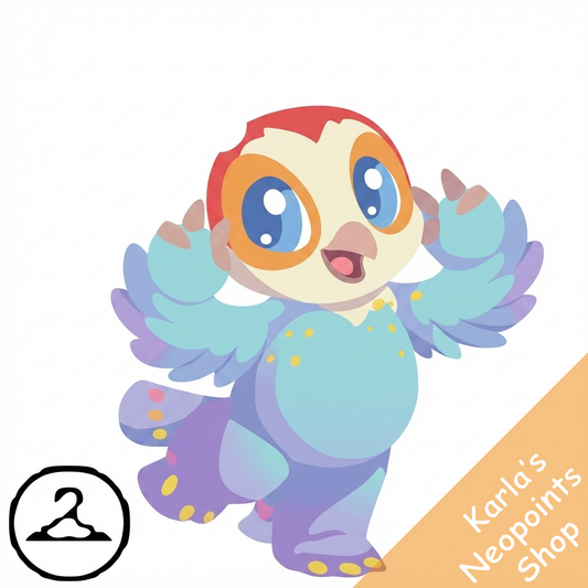 Prismatic Pastel: Adoring Rainbow Vandagyre
