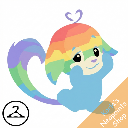Prismatic Pastel: Adoring Rainbow Kacheek