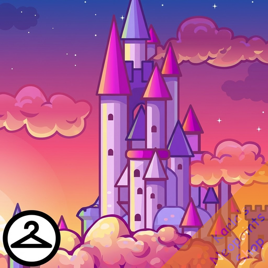 Cloudy Sunset in Faerieland Background