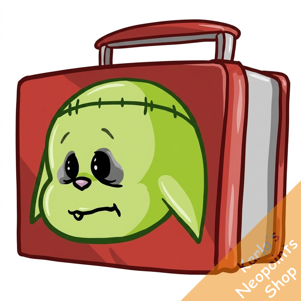 Halloween Kacheek Lunch Box