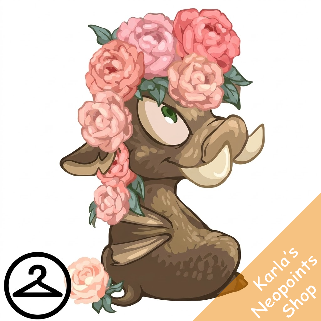 Prismatic Peony: Blooming Woodland Moehog