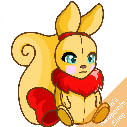 Magical Red Usul Plushie