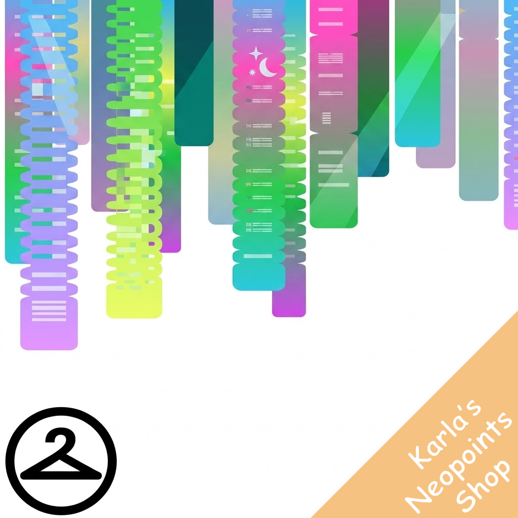 Glowing Neon Metal Springs