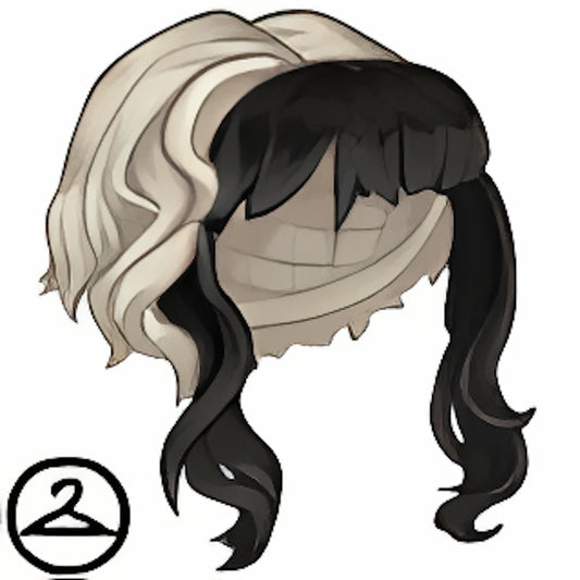 Dyeworks White: Baby Gothic Bob Wig