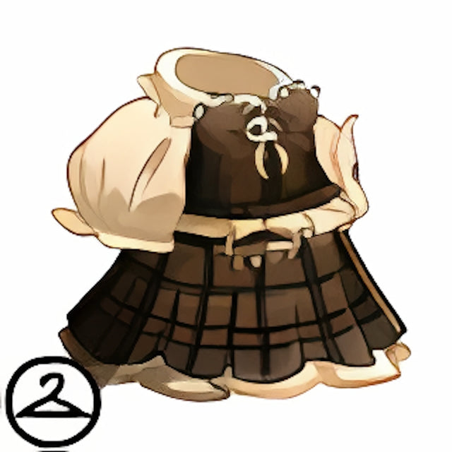 Dyeworks Brown: Mutant Dark Academic School Outfit