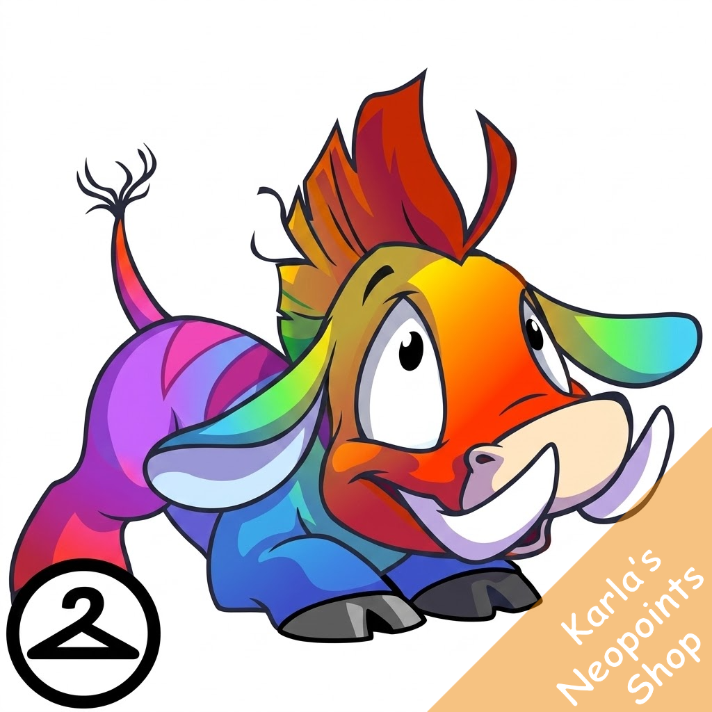 Adoring Rainbow Moehog