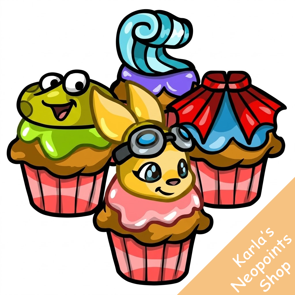 Beach Fun Usuki Cupcakes