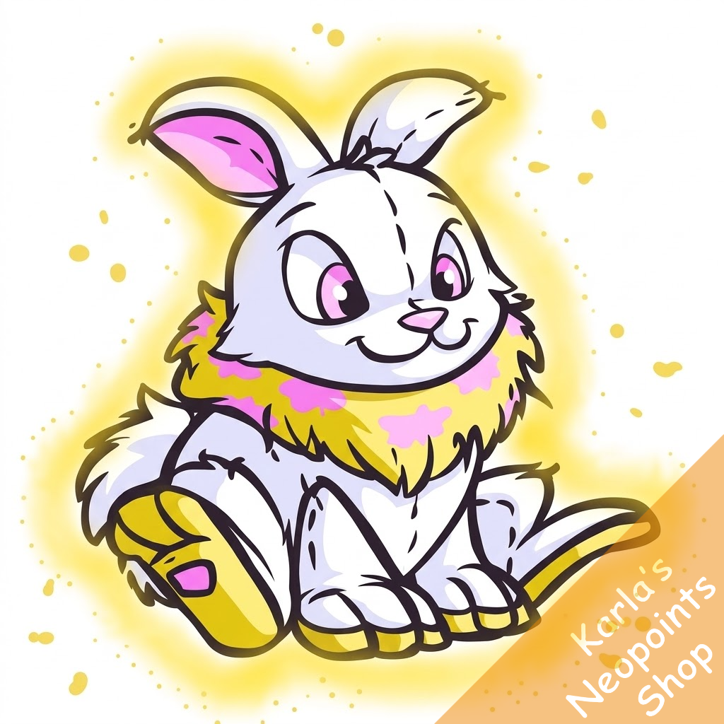 Magical Yellow Cybunny Plushie