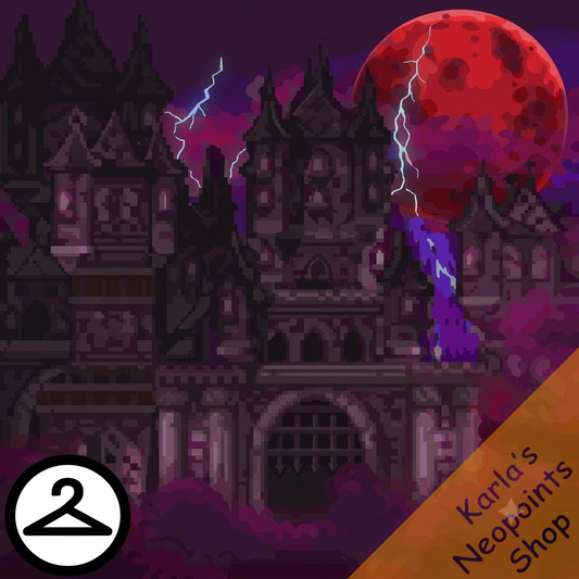 Nightmare Cloud Castle Background