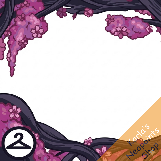 Cherry Blossom Branches Frame