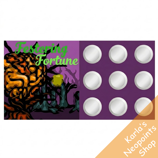 Fake Festering Fortune Scratchcard