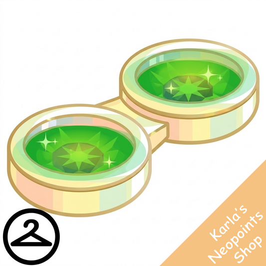Glowing Forest Green Contacts