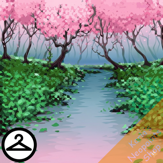 Dyeworks Pastel Pink: Rainy Spring Day Background