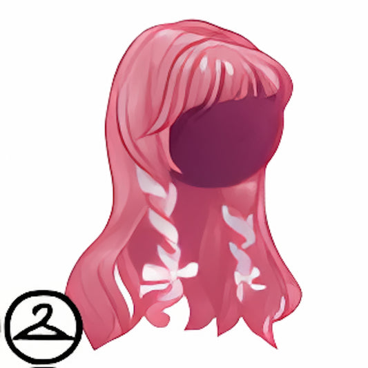 Long Elegant Cherry Blossom Wig