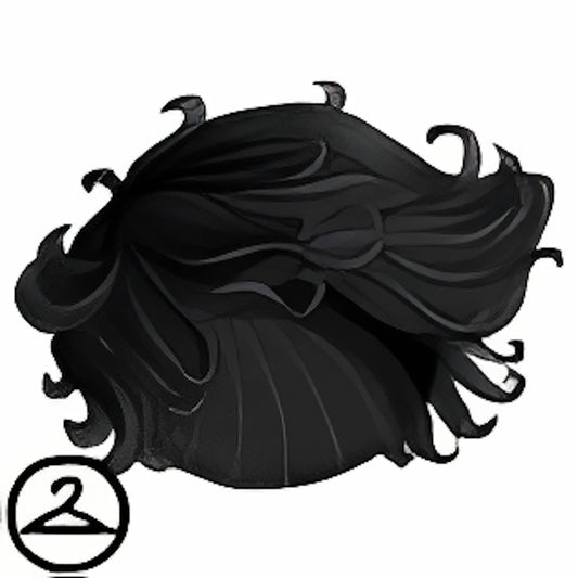 Dyeworks Black: Maraquan Surfer Blue Wig
