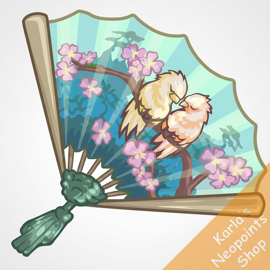 Dyeworks White: Shenkuu Handheld Fan