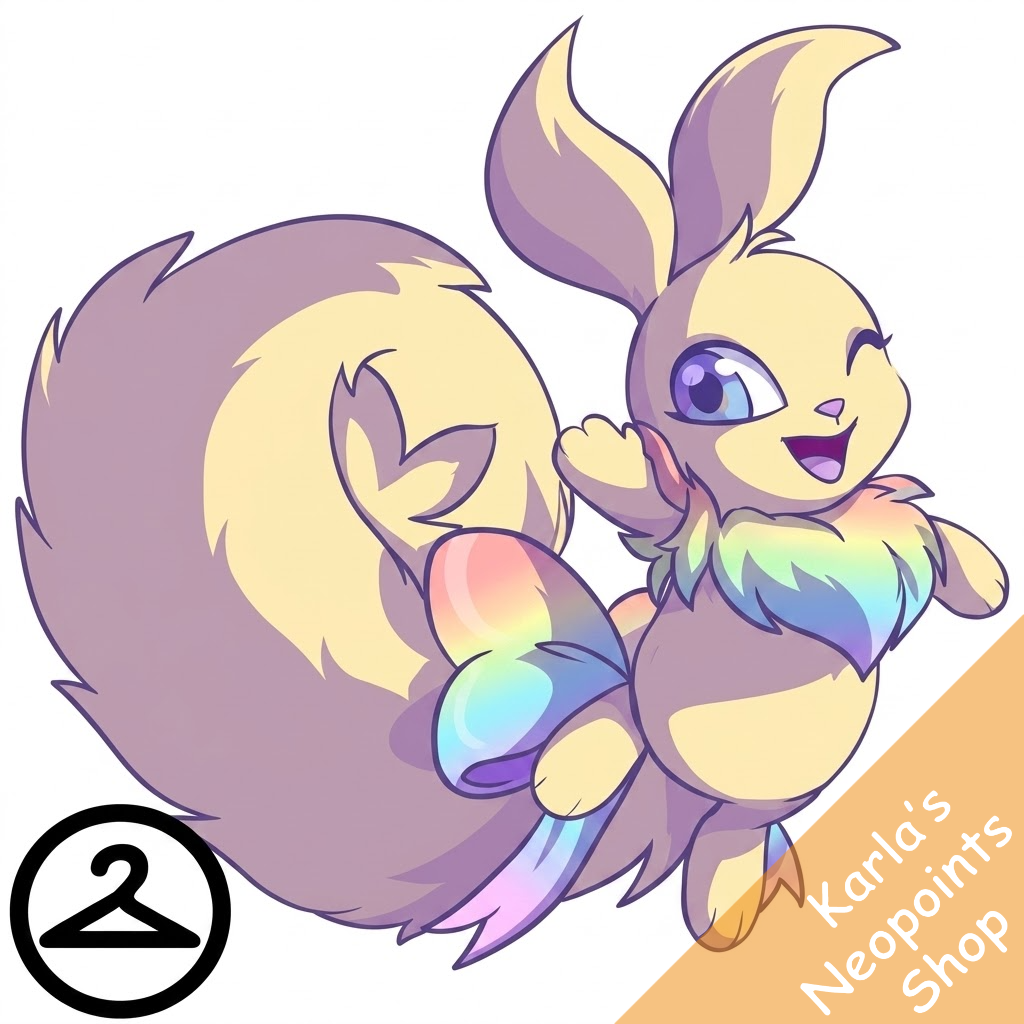 Prismatic Pastel: Adoring Rainbow Usul