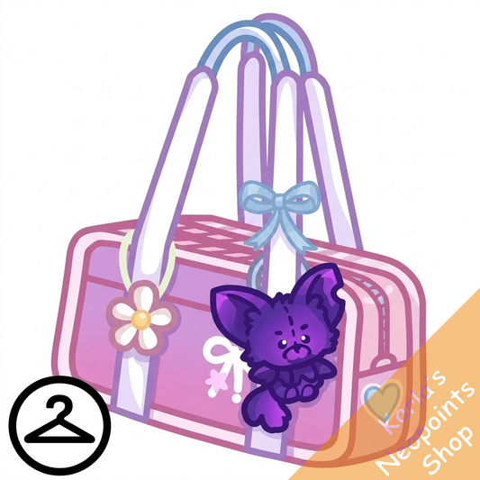 School Bag with Charms Handheld