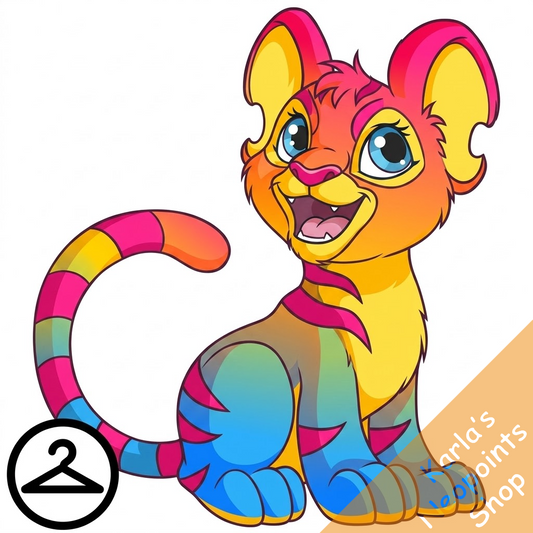 Prismatic Pansexual: Adoring Rainbow Kougra