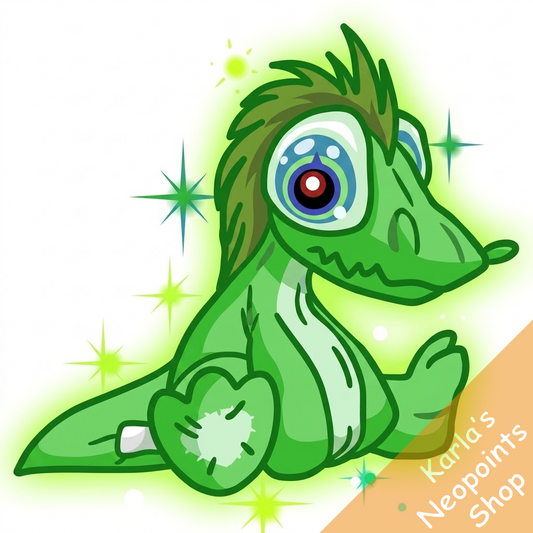 Magical Green Krawk Plushie