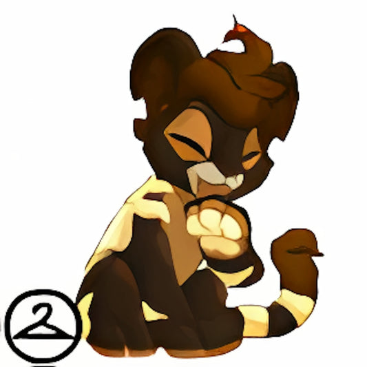Prismatic Dark Caramel: Delightful Chocolate Kougra