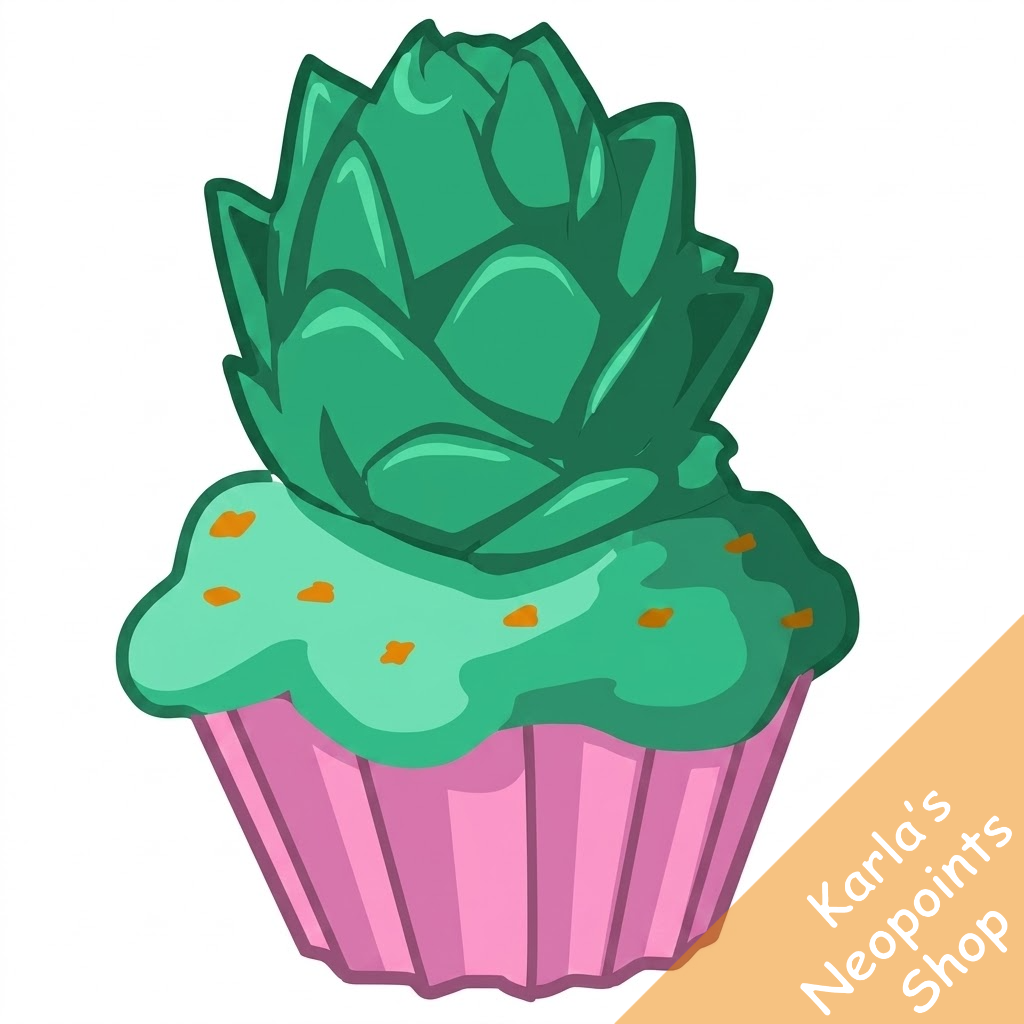 Artichoke Cupcake