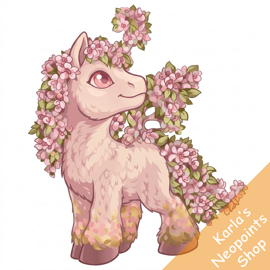 Prismatic Light Blossom: Blooming Woodland Uni