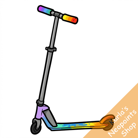 Rainbow Scooter