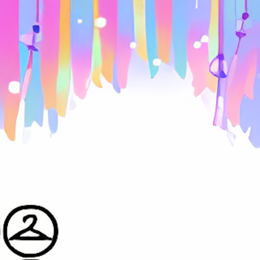 Iridescent Flowers Garland