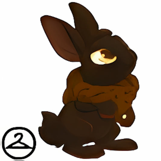 Prismatic Dark Caramel: Delightful Chocolate Cybunny