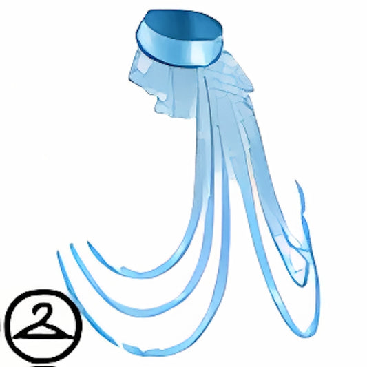 Dyeworks Light Blue: Dripping with Gold Jewelry