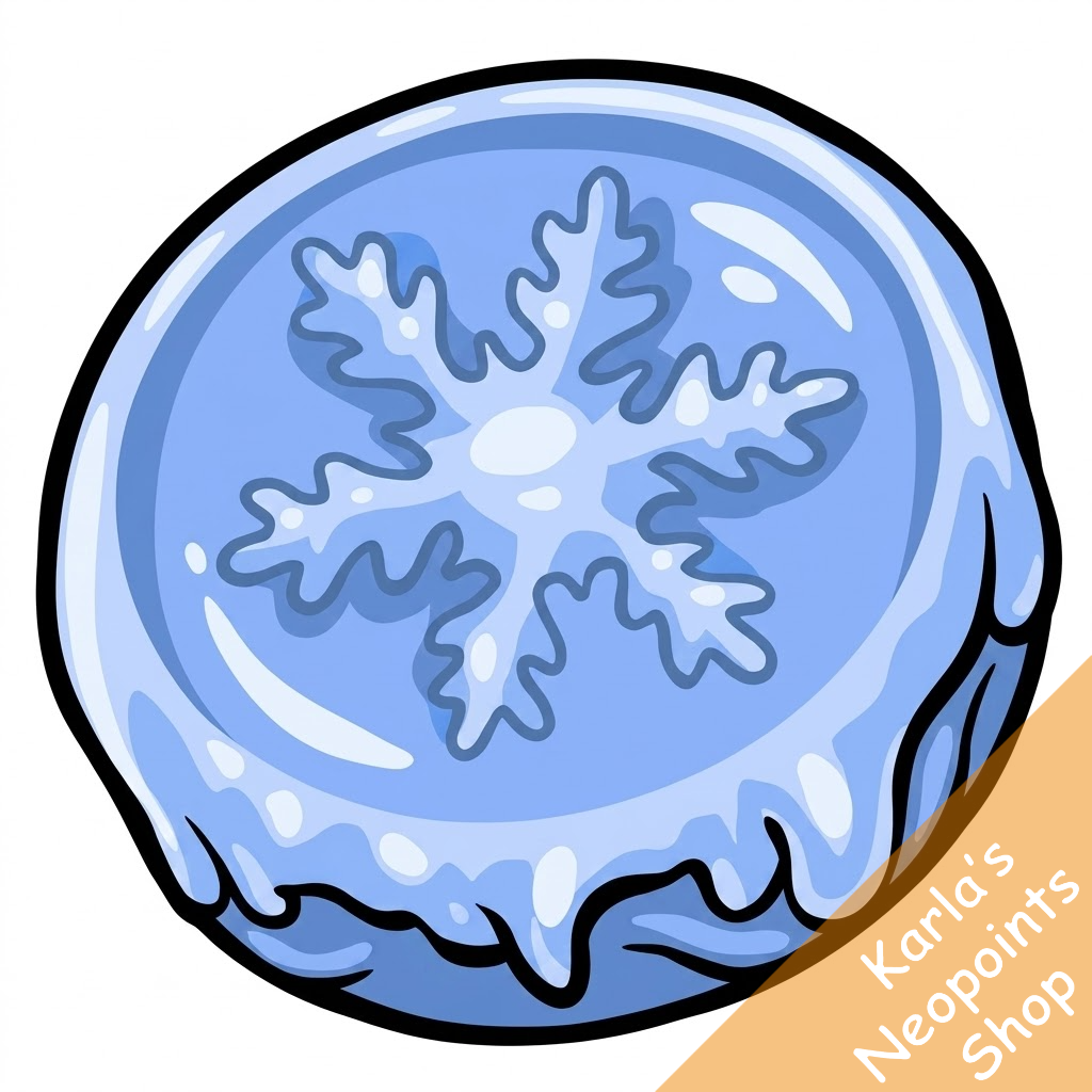 Frozen Snowflake Coin