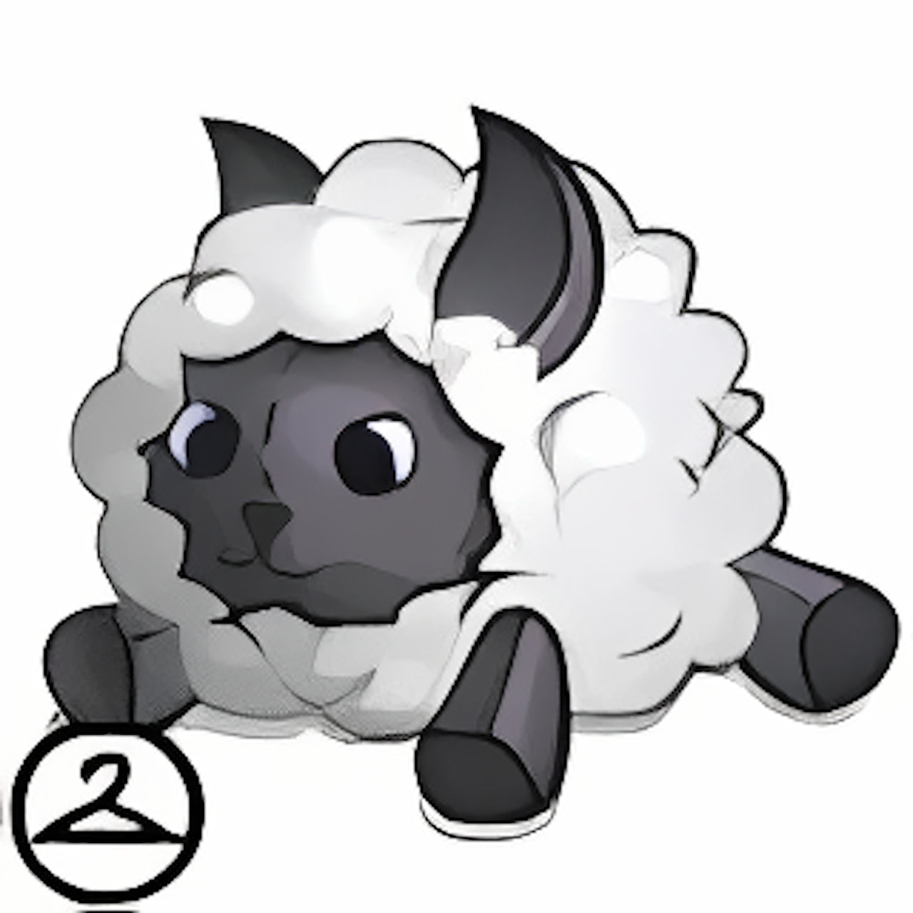 Dyeworks White: Baby Babaa Plushie