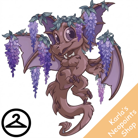 Prismatic Wisteria: Blooming Woodland Draik