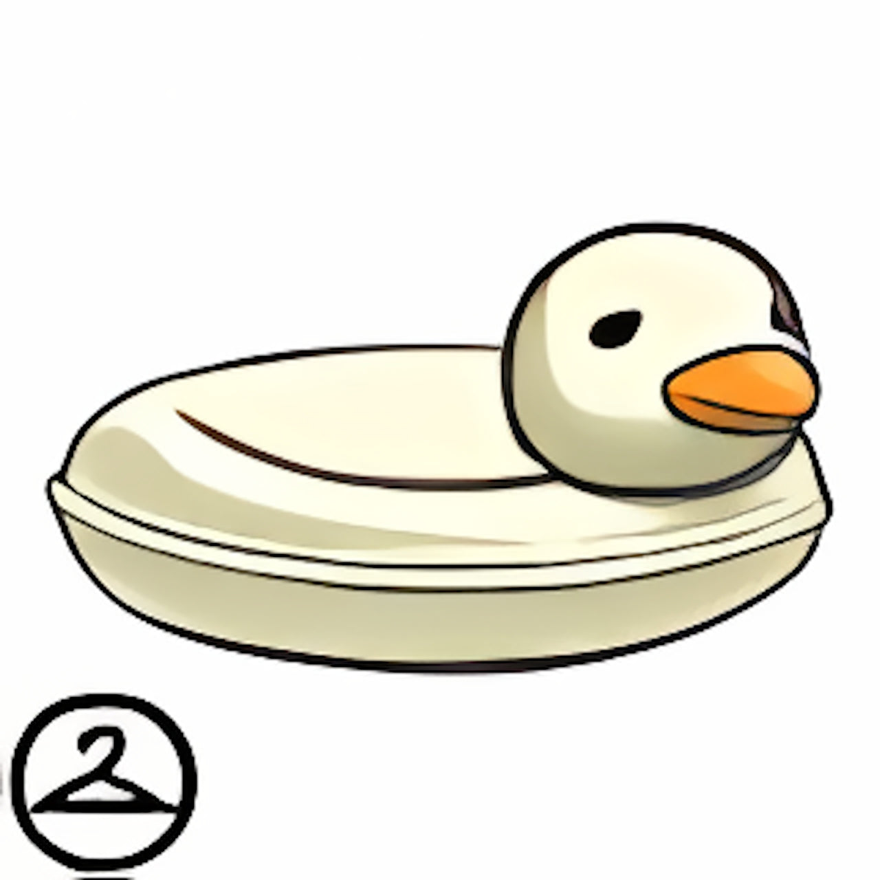 Dyeworks White: Baby Ducky Pool Floatie