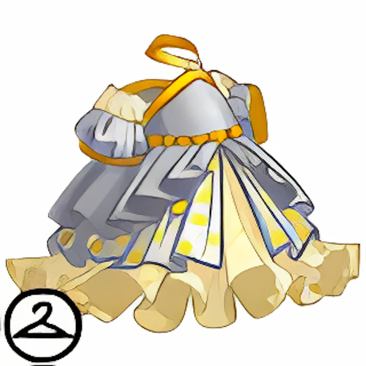 25th Anniversary Silver Star Gown
