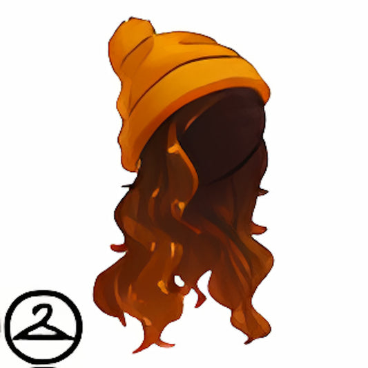 Maraquan Fall Beanie Long Curly Wig