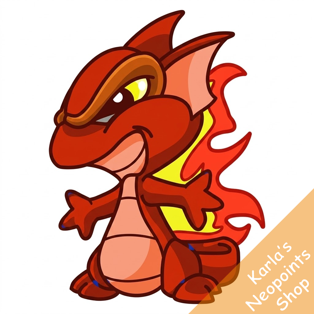 Inferno Lizard Plushie